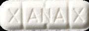Fake Xanax sample 10452