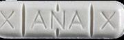 Fake Xanax sample 11543