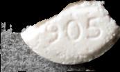 EP 905 pill — lab-tested sample