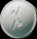 X / 2 pill — lab-tested sample