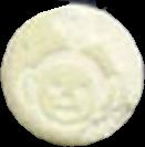 Teletubbie pill — lab-tested sample