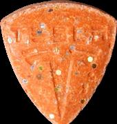 Orange Tesla sample 14245