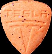 Orange Tesla sample 14275