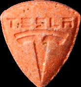 Orange Tesla sample 14547