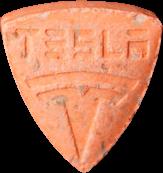 Orange Tesla sample 15188