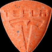 Orange Tesla sample 15279