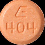 E 404 pill — lab-tested sample