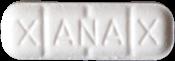Fake Xanax sample 16009