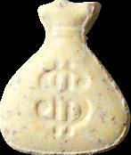 Yellow Money Bag pill — lab-tested sample