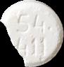54 411 pill — lab-tested sample