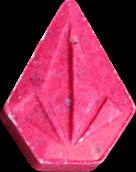 Pink Volcom pill — lab-tested sample