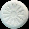Sunburst pill — lab-tested sample