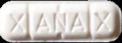 Fake Xanax sample 17119