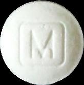 M 15 pill — lab-tested sample