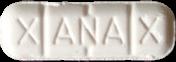 Fake Xanax sample 17761
