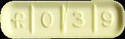 R039 pill — lab-tested sample