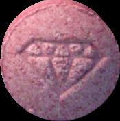 Red Diamond pill — lab-tested sample