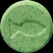 Green Fish pill — lab-tested sample