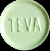 TEVA 833 pill — lab-tested sample