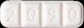 V 2090 pill — lab-tested sample