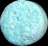 Blue Lacoste Pokeball pill — lab-tested sample