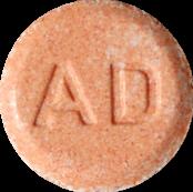 AD 30 pill — lab-tested sample