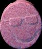 Pink Smiley Face sample 2200