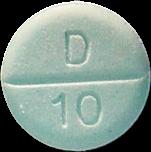 Generic Diazepam pill — lab-tested sample