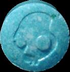 Blue Skull Candy sample 2269