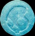 Blue Skull Candy sample 2605