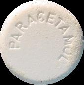 Paracetamol pill — lab-tested sample