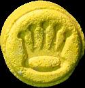 Yellow Rolex pill — lab-tested sample