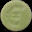 Euro (green) sample 34