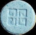 Blue Givenchy pill — lab-tested sample
