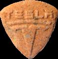 Orange Tesla sample 3656