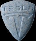 Blue Tesla sample 3784