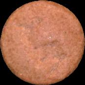 Red Circle pill — lab-tested sample