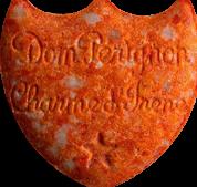 Orange Dom Perrignon sample 3971