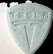 Blue Tesla sample 4430
