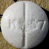 K57 pill — lab-tested sample