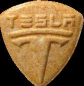 Orange Tesla sample 4759