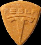 Red Tesla sample 4885