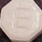 White Hex pill — lab-tested sample