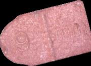 9 mm pill — lab-tested sample