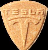 Orange Tesla sample 5339