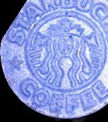 Starbucks pill — lab-tested sample
