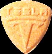 Orange Tesla sample 5752
