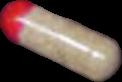 gel cap with red dot sample 580