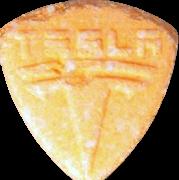 Orange Tesla sample 6095