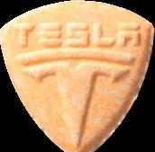 Orange Tesla sample 6250